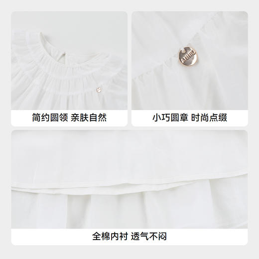 女童短袖连衣裙夏季新款安奈儿童装实体店同款AG523599 商品图4