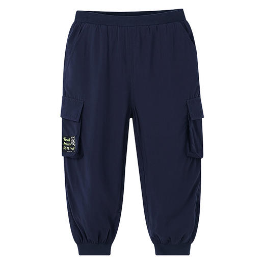 男女童全腰梭织长裤夏季新款安奈儿童装实体店同款XM526726 商品图8