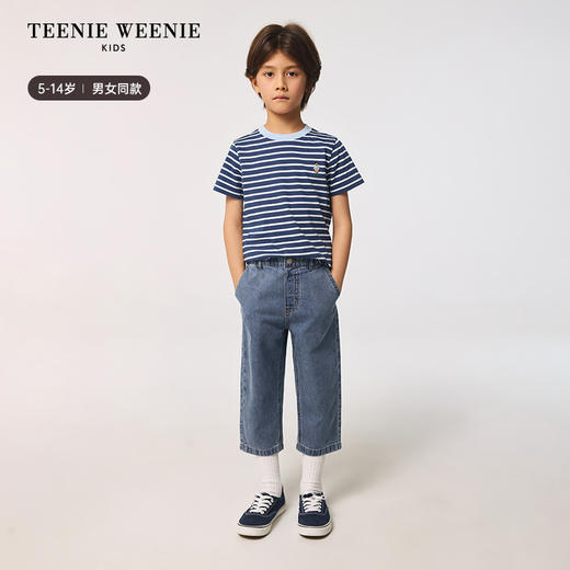 TeenieWeenie Kids小熊童装春夏男女童经典条纹短袖T恤TKRS256371H 商品图14