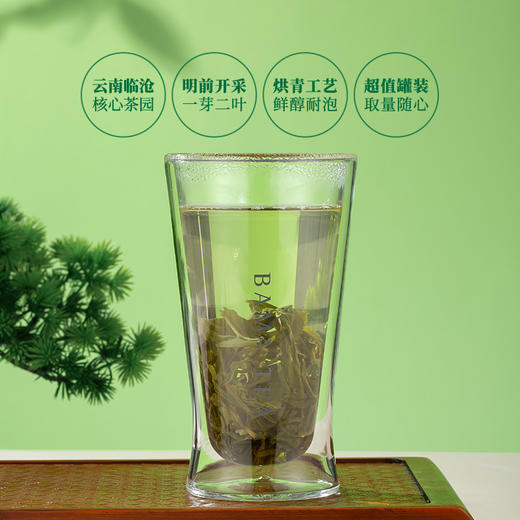 [2025年春茶]八马茶业 | 抱春系列·云南临沧凤庆明前绿茶大规格散装180g 商品图1