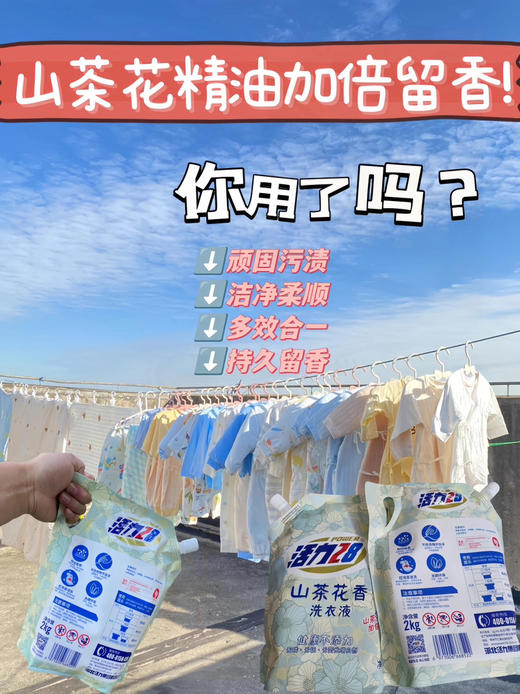 【厂家补贴】11.9元2袋  活力28洗衣液2kg系列新日期（山茶花和薰衣草） 商品图4
