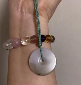 JS（小白）翡翠平安扣 商品图0