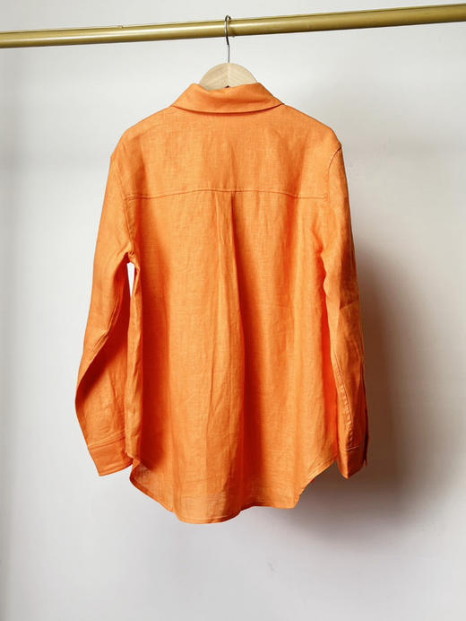 【3月7日 下午13:00 秒杀】女神节巨献：纯原 之禾走秀款 亚麻平纹POLO领衬衣 商品图11