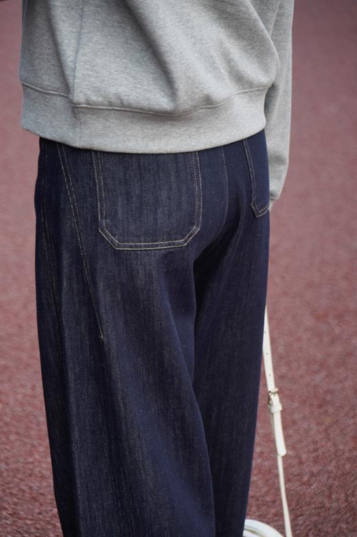 S2M2现货 臣禾	【天丝棉牛仔裤】腔调阔腿裤	JZ251060173  商品图10