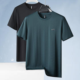 【冰丝弹力】【DDP】大依优型大码短袖T恤休闲透气半袖夏季上衣胖子加肥加大