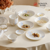 28头蓝宝牡丹骨瓷餐具 商品缩略图2
