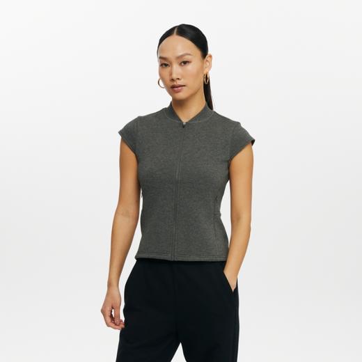 oneup珠地空气层运动马甲 商品图0