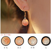 【敦煌桃花诺玛瑙耳坠】桃花诺绯红玛瑙吊坠耳环粉色独特 气质耳坠复古耳钉 国风耳饰女 商品缩略图8