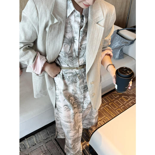 新年折扣 2503114   北欧品牌 亚麻西装 商品图2