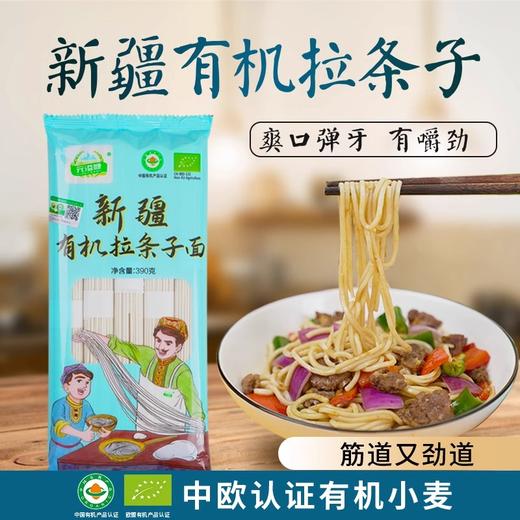 元溢慷·新疆有机拉条子 390g*3  麦香浓郁 Q弹劲道 久煮不烂 商品图5