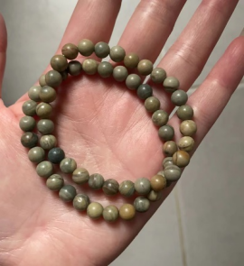 JS（小白）银叶石手链