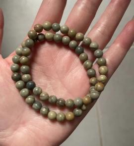 JS（小白）银叶石手链 商品图0