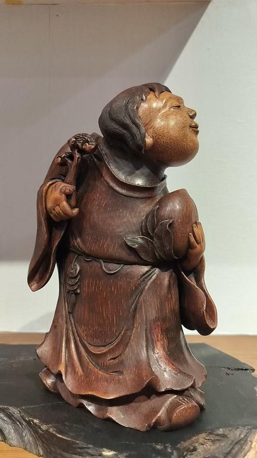 和合竹根雕22*12.5cm 商品图0