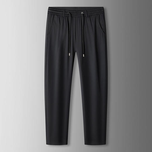 【特大码】【DPS】大依优型大码冰丝直筒休闲裤运动长裤男舒适弹力休闲商务简约百搭加肥加大男装300斤 商品图0