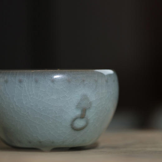 问鼎官窑南官玖发发战鼓杯  招财进宝战鼓杯 商品图3