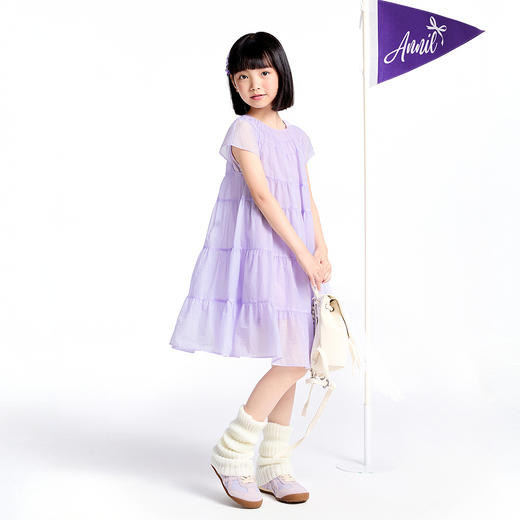 女童短袖连衣裙夏季新款安奈儿童装实体店同款AG523599 商品图6