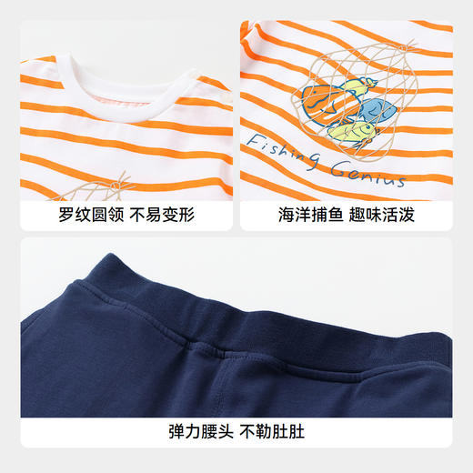 男童圆领短袖套装夏季新款安奈儿童装实体店同款XB521722 商品图4