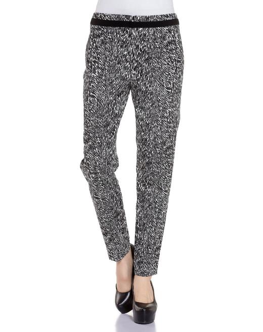 1003000393133  EQ:IQ 黑/白色经典时尚长裤 商品图0