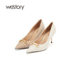 westory2024年春季新款晚风温柔细高跟尖头优雅气质女鞋S24AE57121 商品缩略图0