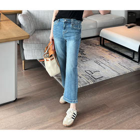 2503113   弹力九分直筒裤 土耳其🇹🇷牛仔