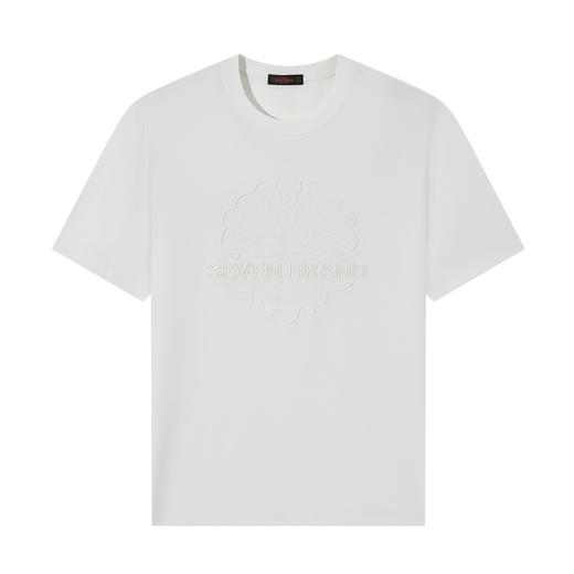 【十二生肖剪纸龙】柒牌短袖T恤男士夏季薄款龙图案休闲圆领上衣128T72090 商品图4