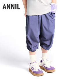 男童全腰梭织七分裤夏季新款安奈儿童装实体店同款XB526629