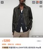 ALLSAINTS男士机车真皮皮夹克 新款ALOY 翻领机车皮衣 商品缩略图1