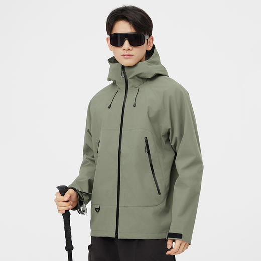 SWISS MILITARY瑞士军工/男女同款冲锋衣  春秋潮牌硬壳情侣冲锋衣/户外防风防水外套  5106 商品图3