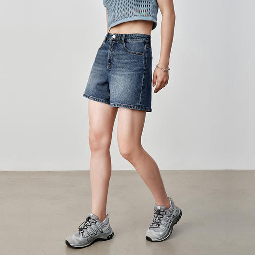 【四分微A短裤】SPS修饰大腿肉肉显腿长simplepiecesS42J043 商品图1