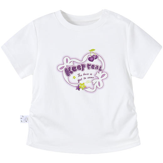 女童液氨短袖针织衫夏季新款安奈儿童装实体店同款XG521686 商品图8