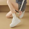 手工女鞋厚底增高小白鞋女6CM百搭时尚系带真皮休闲板鞋ins 商品缩略图3