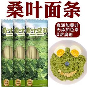 绿色桑叶面条 真桑叶  无添加  0色素 0防腐剂    营养均衡 零蔗糖添加 200g/袋