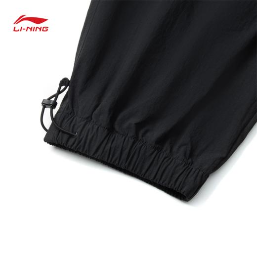李宁韦德系列男子防泼水束脚宽松伞兵裤休闲长裤AKXV139 商品图8