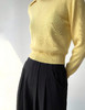 Viktoria Chan｜AW23087 Amalia polo cashmere  TOP [ 灰 / 黄] 商品缩略图1