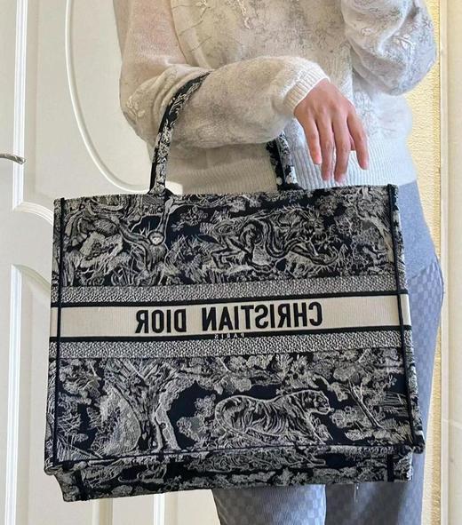 迪奥-工艺的神仙色老虎托特包，要好版本的就选这个！（HH） 商品图5