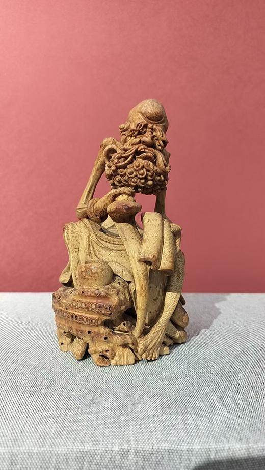 罗汉竹根雕20*11cm 商品图0