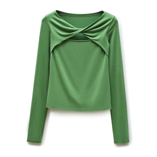 simplepieces新款T恤女SPS设计感长袖上衣 商品图2