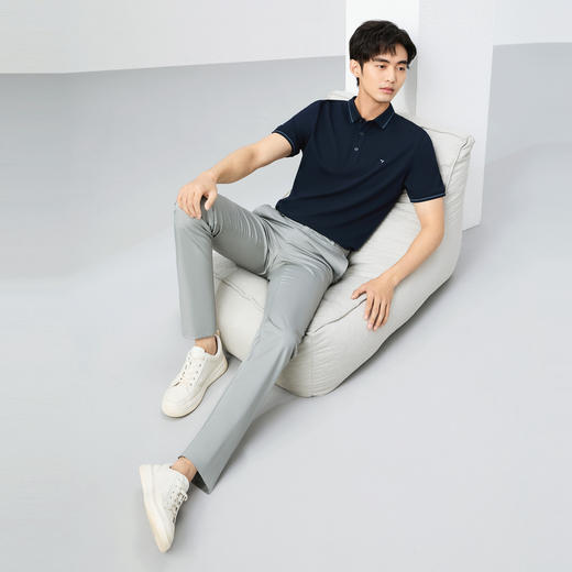 【抗菌/凉感/驱蚊】柒牌短袖POLO衫男士夏季新品商务百搭T恤上衣128T71060 商品图4