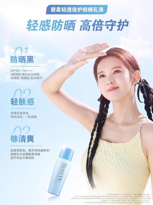 【门店直发】Biore碧柔轻透倍护防晒乳液脸部/身体可用40ml 商品图1