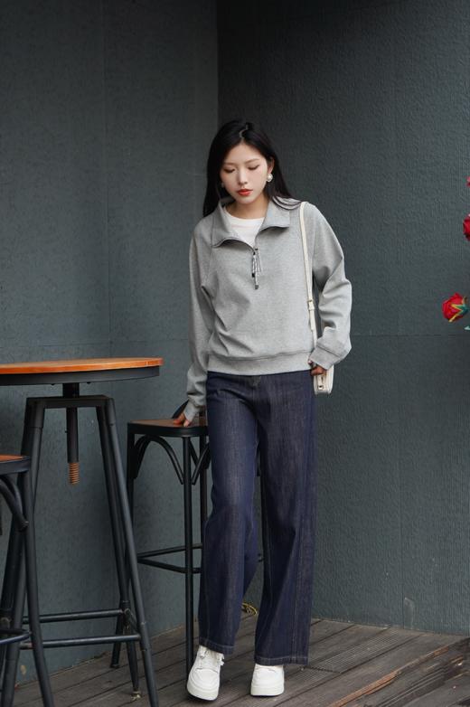 S2M2现货 臣禾	【天丝棉牛仔裤】腔调阔腿裤	JZ251060173  商品图5