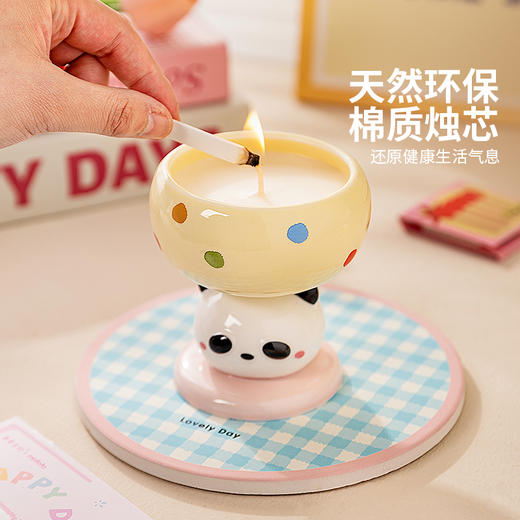 摩登主妇mototo熊猫香薰蜡烛礼盒大豆蜡室内高级感伴手礼新年礼物 商品图2