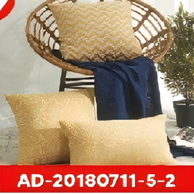 泷见居涤棉几何图形腰枕套30*50cm