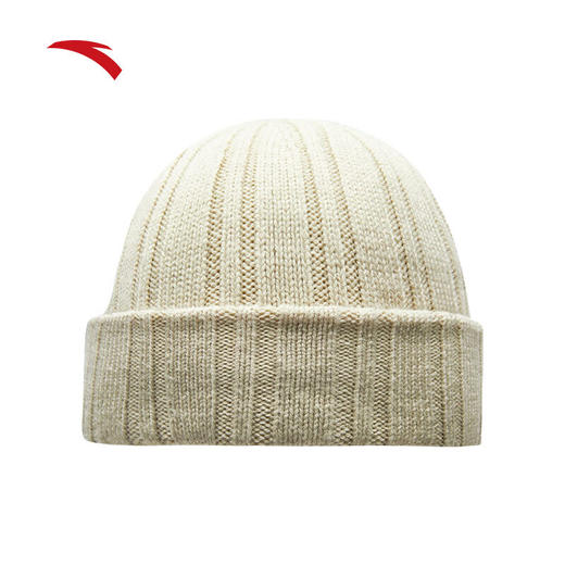 安踏加厚针织帽 男女冬季保暖潮流时尚百搭简约毛线帽192448534 【内里加绒版】192448534 商品图6