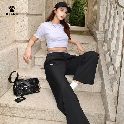 卡尔美新款马德里浪漫之境系列女士梭织阔腿裤 商品图1