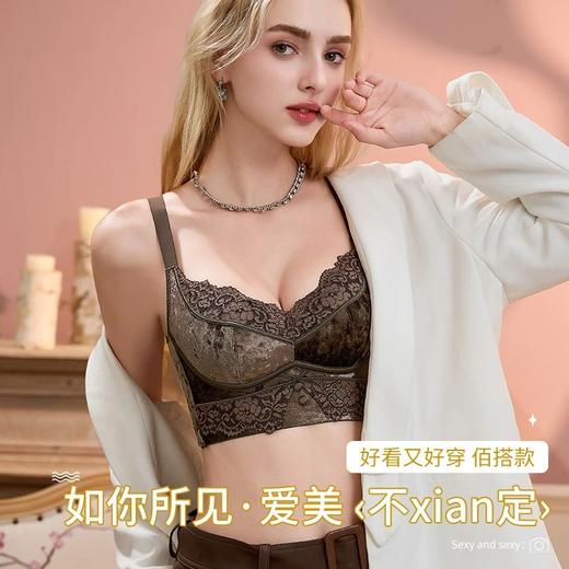 SDIBANNY圣迪班尼【伦敦画报】山茶花无钢圈上托文胸罩23634 商品图3