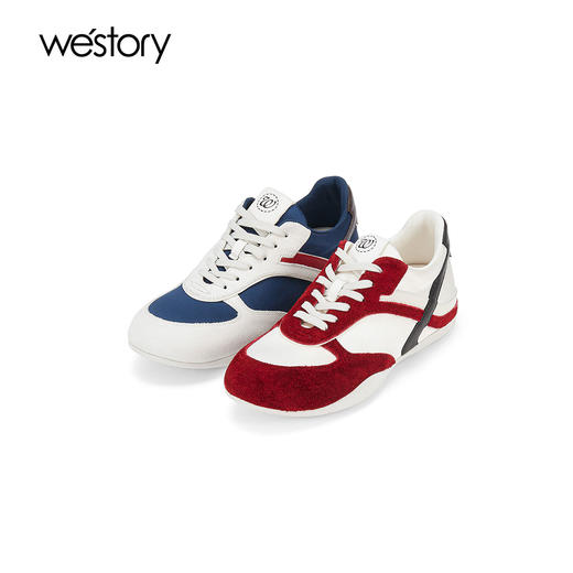 Westory2025年春季休闲撞色慢跑运动深口单鞋W25AM59001 商品图0