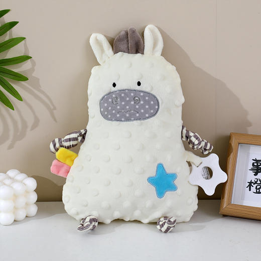 哄睡神器豆豆绒安抚巾玩偶玩具（婴儿可入口啃咬） 商品图8