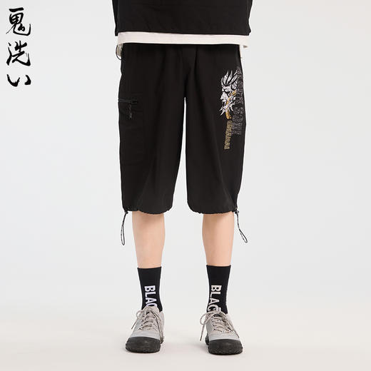 ONIARAI/鬼洗25春夏新品都市游侠轻薄宽松七分短裤男式潮 25B4440 商品图0