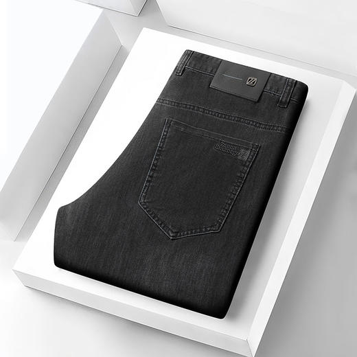 【特大码】【新款DPS】大依优型大码牛仔裤直筒长裤男舒适弹力休闲商务简约百搭加肥加大男装300斤 商品图2