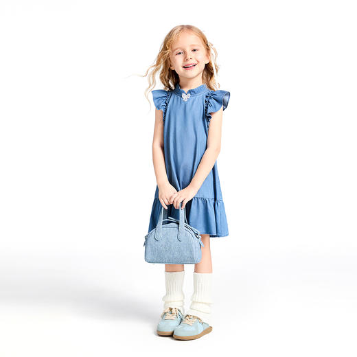 女童连衣裙夏季新款安奈儿童装实体店同款XG523651 商品图5